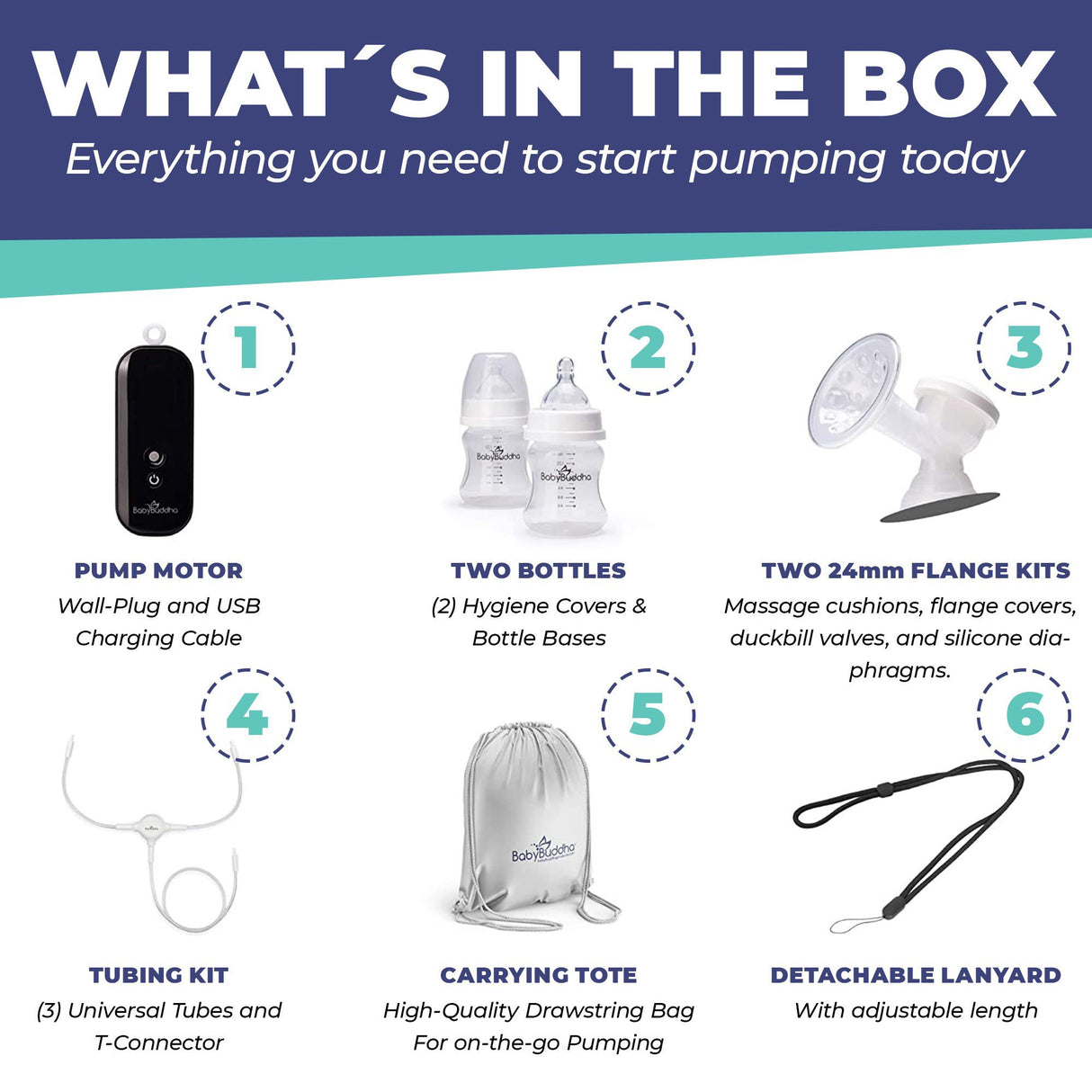 Double Electric Breast Pump Kit BabyBuddha