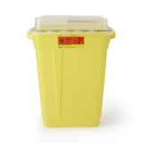 Chemotherapy Waste Container BD Yellow Base 26-1/4 H X 20 W X 14-3/4 D Inch Vertical Entry 19 Gallon