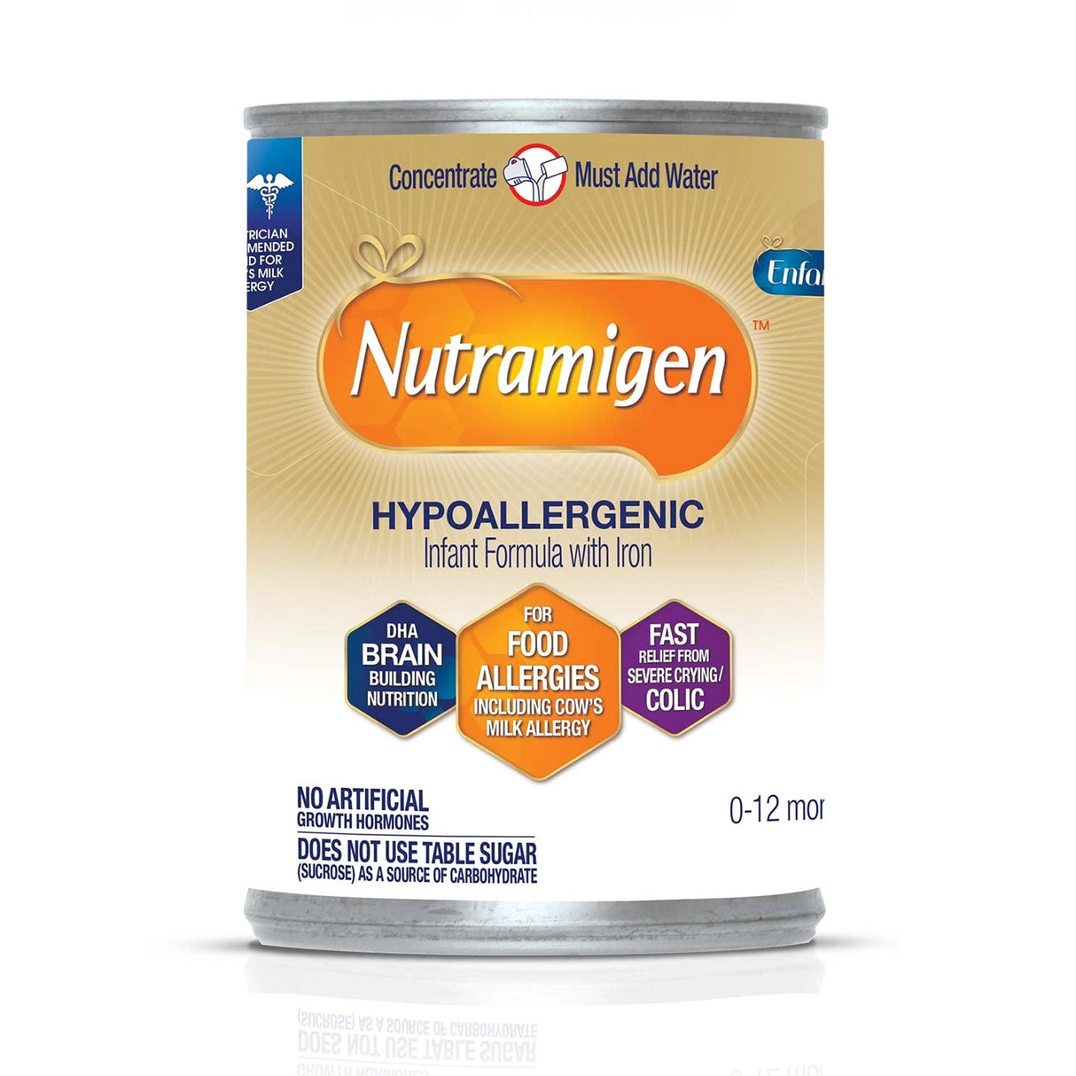 Infant Formula Nutramigen Unflavored 13 oz. Can Concentrate Iron Cow's Milk Allergy