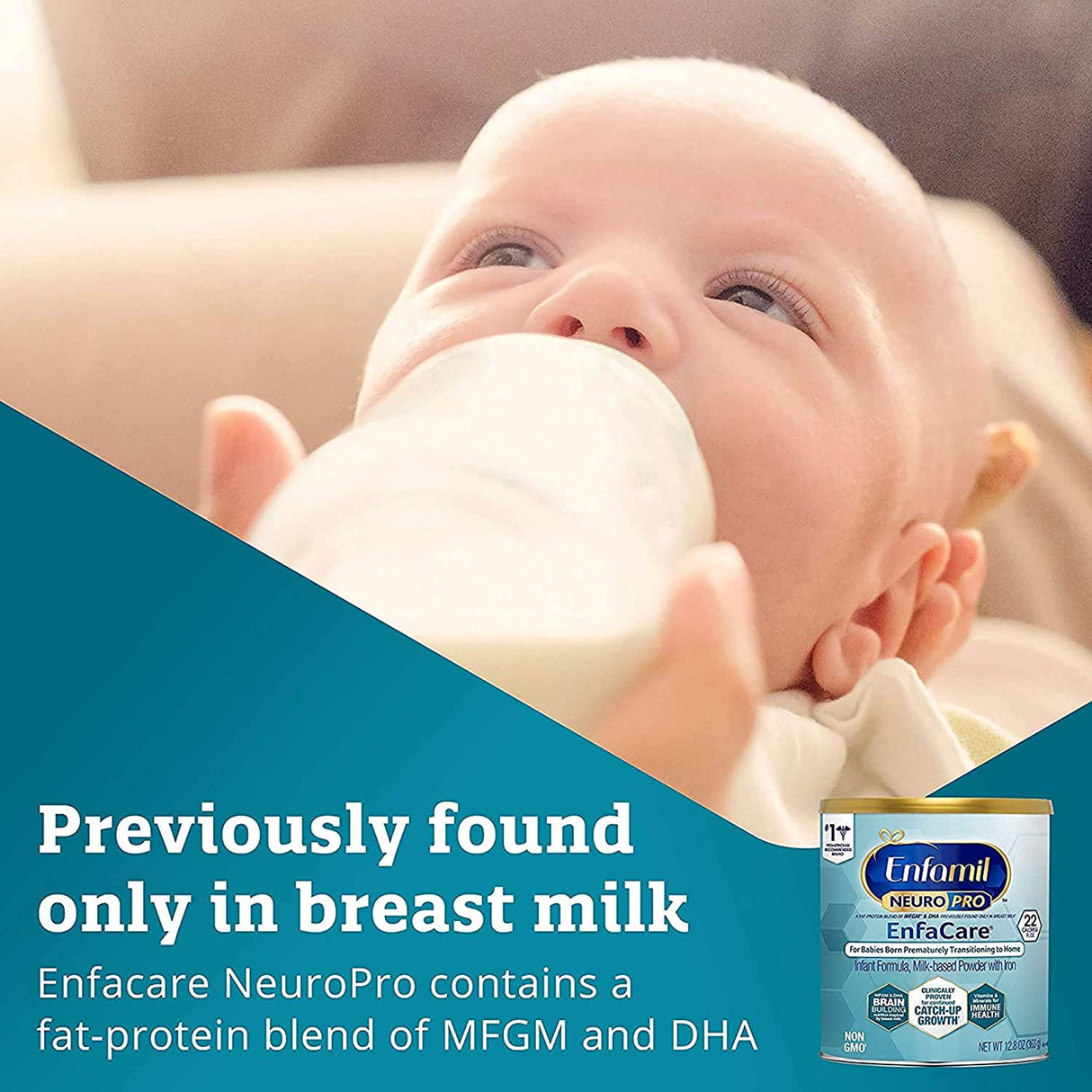 Infant Formula Enfamil NeuroPro EnfaCare Unflavored 13.6 oz. Can Powder Milk-Based Premature