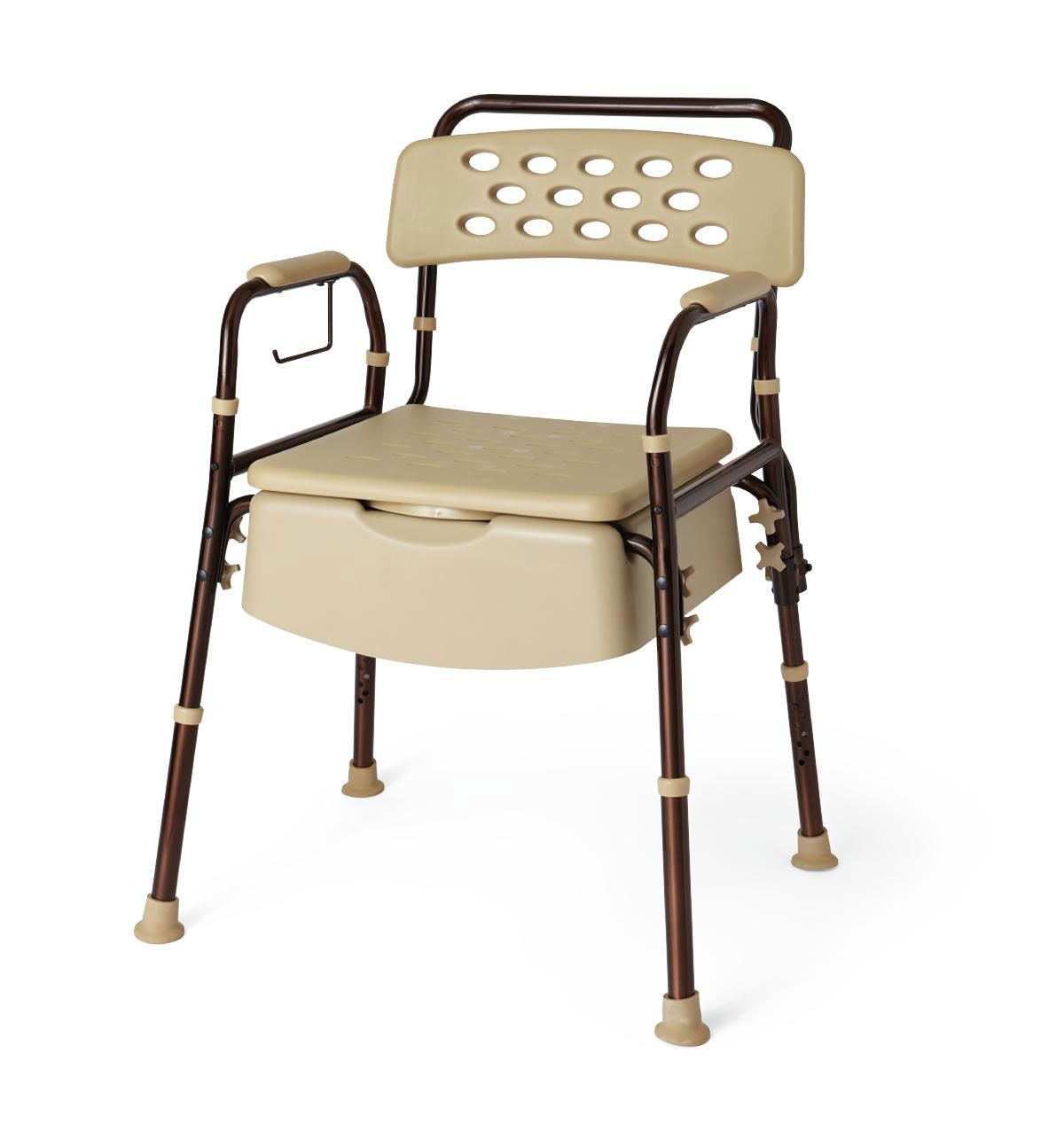 Commode de chevet Medline Elements avec Microban