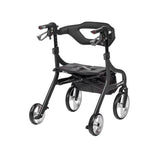 Nitro Sprint Rollator Rolling Walker, Hemi Height, Black