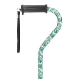 Adjustable Height Offset Handle Cane with Gel Hand Grip