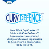 Unisex Adult Incontinence Brief TENA Dry Comfort Medium Disposable Moderate Absorbency