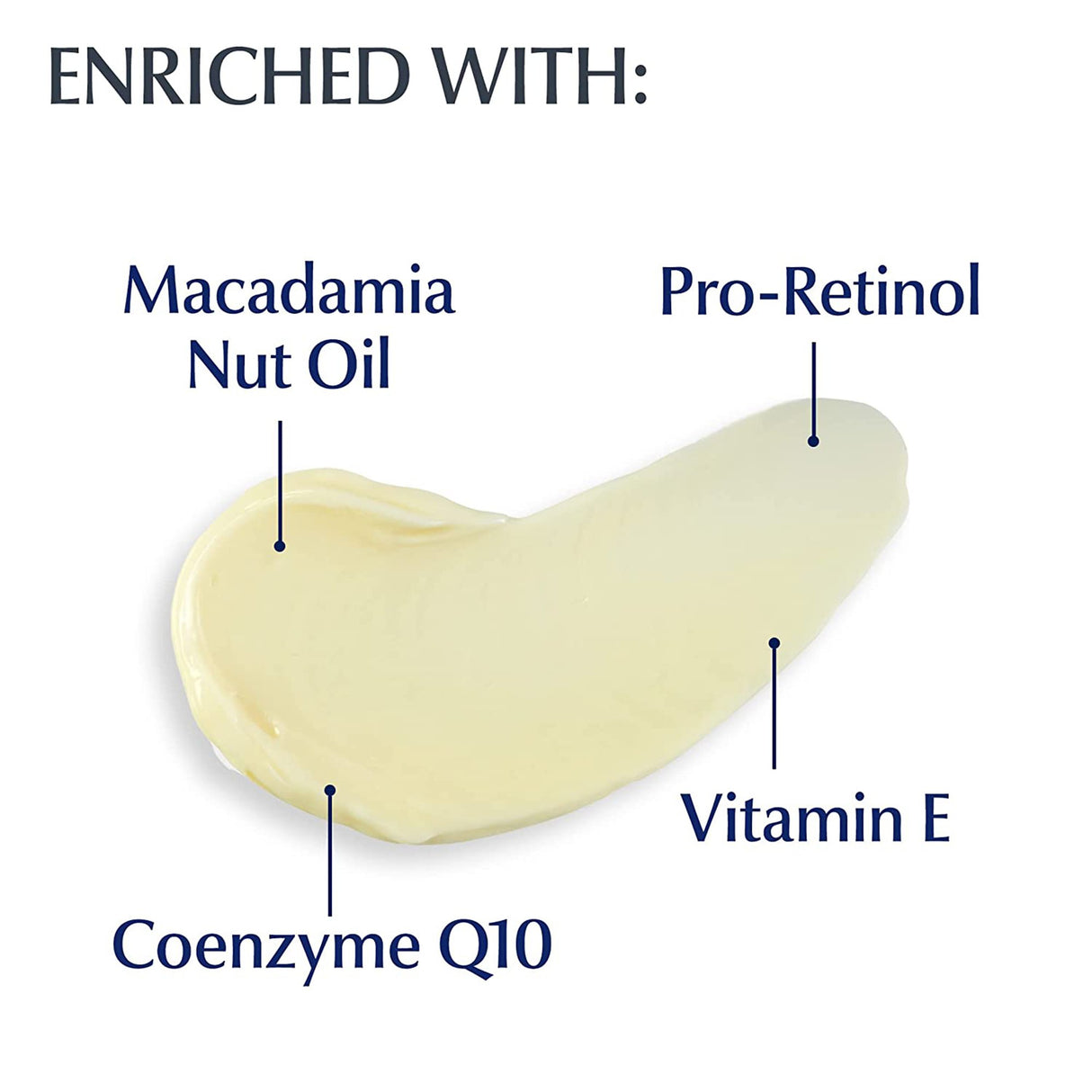 Facial Moisturizer Eucerin Q10 Anti-Wrinkle Night Cream + Pro-Retinol 1.7 oz. Jar Unscented Cream