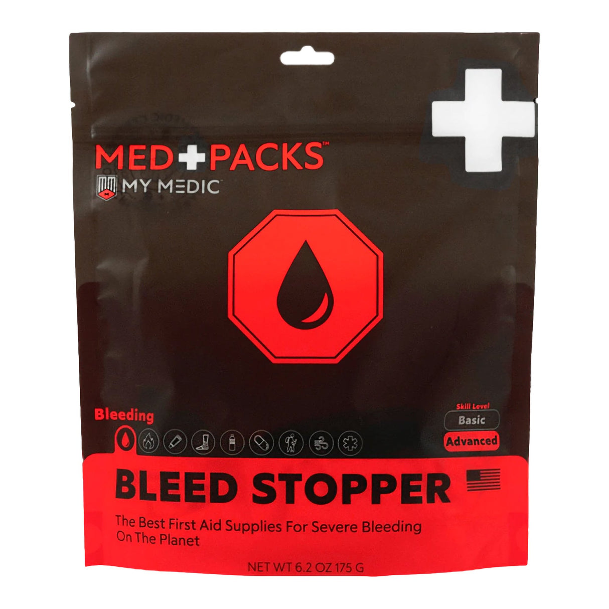 First Aid Kit My Medic MED PACKS Bleed Stopper Plastic Pouch