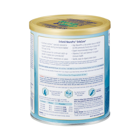 Infant Formula Enfamil NeuroPro EnfaCare Unflavored 13.6 oz. Can Powder Milk-Based Premature