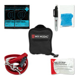 First Aid Kit My Medic Everyday Carry Black Rubber Case