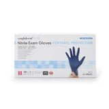 Exam Glove McKesson Confiderm 6.8C Small NonSterile Nitrile Standard Cuff Length Textured Fingertips Blue Chemo Tested / Fentanyl Tested