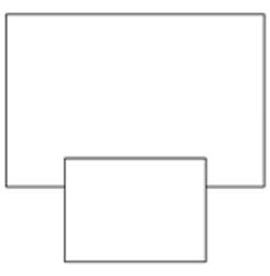 Table Cover 73-3/4 W X 110 L Inch / Skirt:60 X 44 Inch For Overhead Table