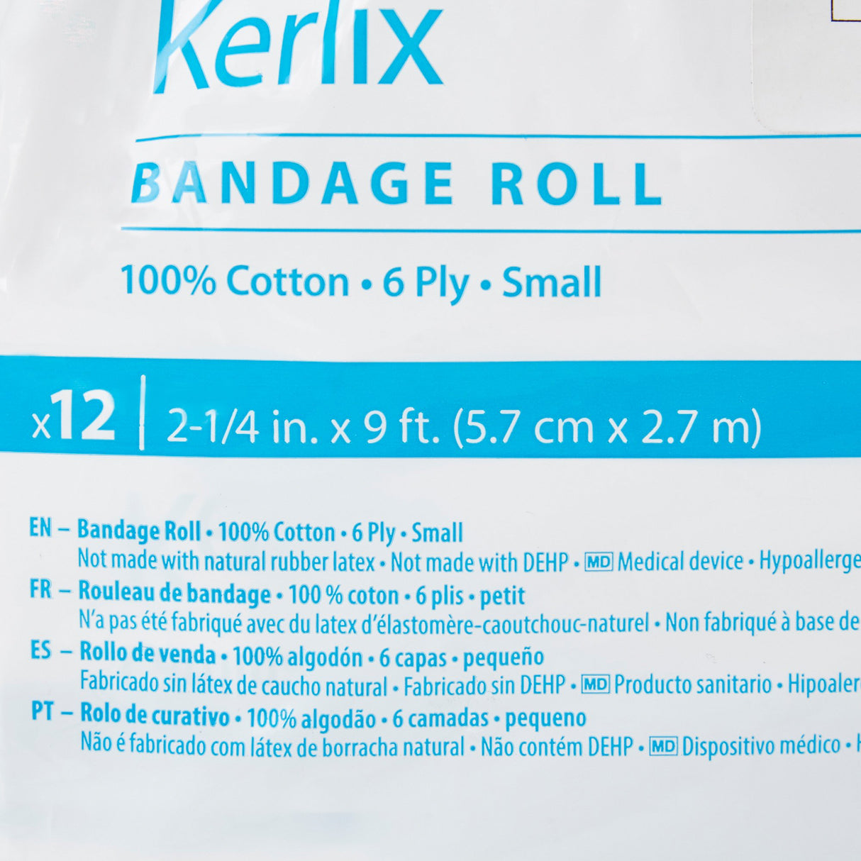 Fluff Bandage Roll Kerlix 2-1/4 Inch X 3 Yard 6-Ply NonSterile 12 per Pack