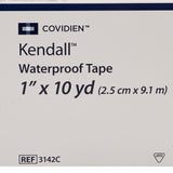 Waterproof Medical Tape Kendall White 1 Inch X 10 Yard Cloth NonSterile