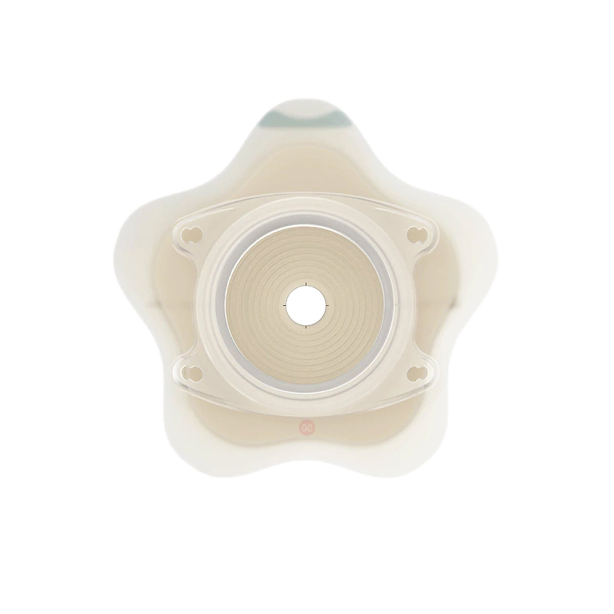 Ostomy Barrier SenSura Mio Convex Flip Precut, Extended Wear Elastic Adhesive 50 mm Flange Red Code System 1-3/16 Inch Opening