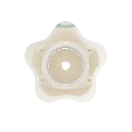 Ostomy Barrier SenSura Mio Convex Flip Precut, Extended Wear Elastic Adhesive 50 mm Flange Red Code System 1-3/16 Inch Opening
