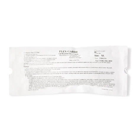 Cut Resistant Glove Liner Flex-Gard Full-Finger HDPE / Spandex White X-Large