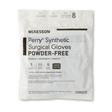 Surgical Glove McKesson Perry Performance Plus Size 8 Sterile Polychloroprene Standard Cuff Length Smooth Dark Green Chemo Tested