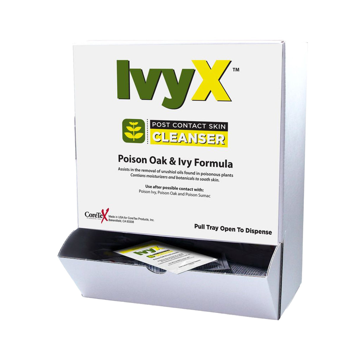 Itch Relief IvyX Post-Contact Towelette 25 per Box Individual Packet