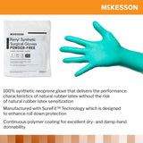 Surgical Glove McKesson Perry Performance Plus Size 8.5 Sterile Polychloroprene Standard Cuff Length Smooth Dark Green Chemo Tested