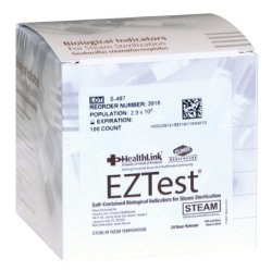 EZTest Sterilization Biological Indicator Vial Steam