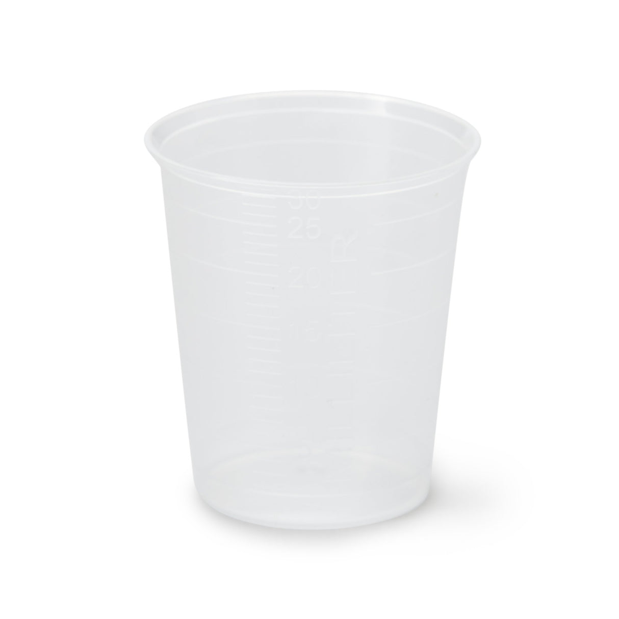 Medicine Cup Narrow 1 oz. Clear Plastic Disposable NonSterile