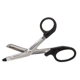 Trauma Shears McKesson Medicut Black 5-1/2 Inch Length Medical Grade Stainless Steel Finger Ring Handle Blunt Tip / Blunt Tip