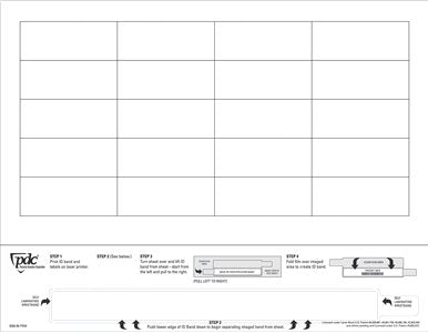 Identification Wristband with Extender DataMate