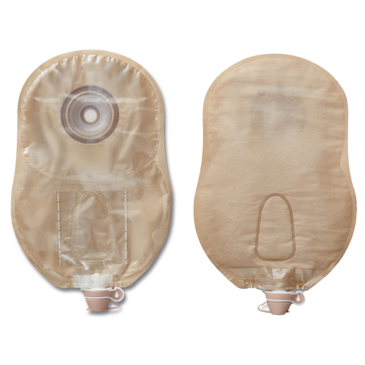 Urostomy Pouch Premier One-Piece System 9 Inch Length Convex, Pre-Cut 1/2 Inch Stoma Drainable