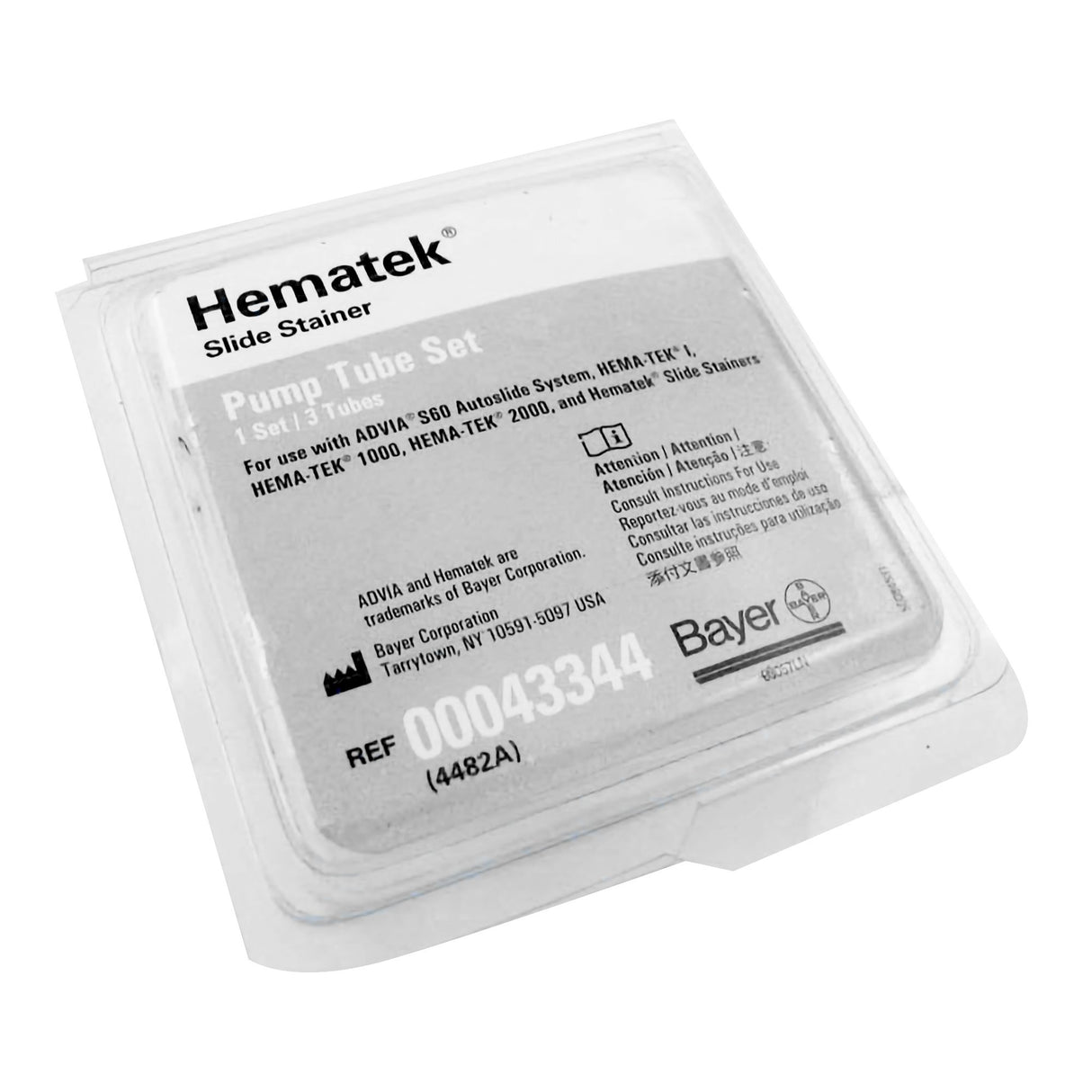 Pump Tube Set Hematek Slide Stainer Hema-Tek Diagnostic Systems