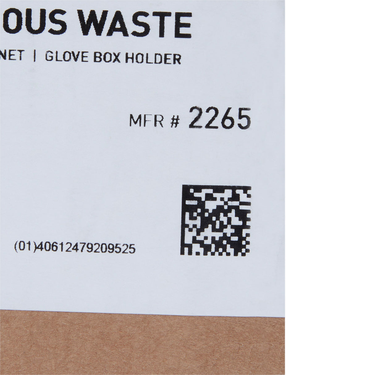 Sharps Container Cabinet / Wall Enclosure with Glove Box McKesson Prevent Polypropylene Wall Mount Locking
