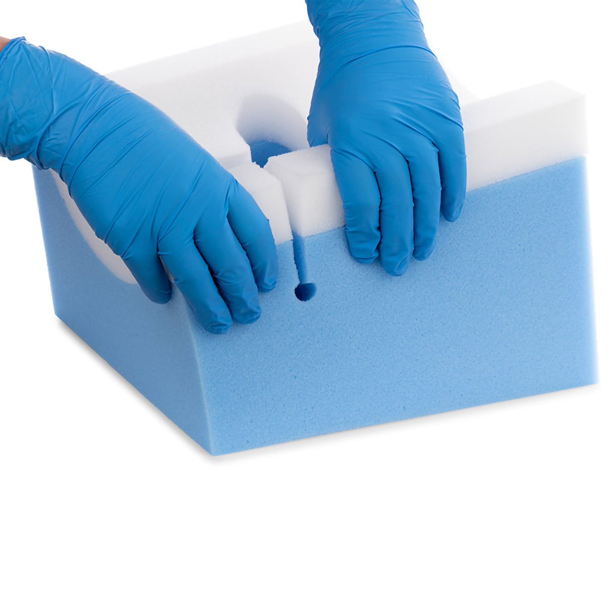 Head Positioner GentleTouch 7 Inch Width Foam Freestanding