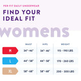 Female Adult Absorbent Underwear Prevail Per-Fit Pull On with Tear Away Seams Large Disposable Moderate Absorbency