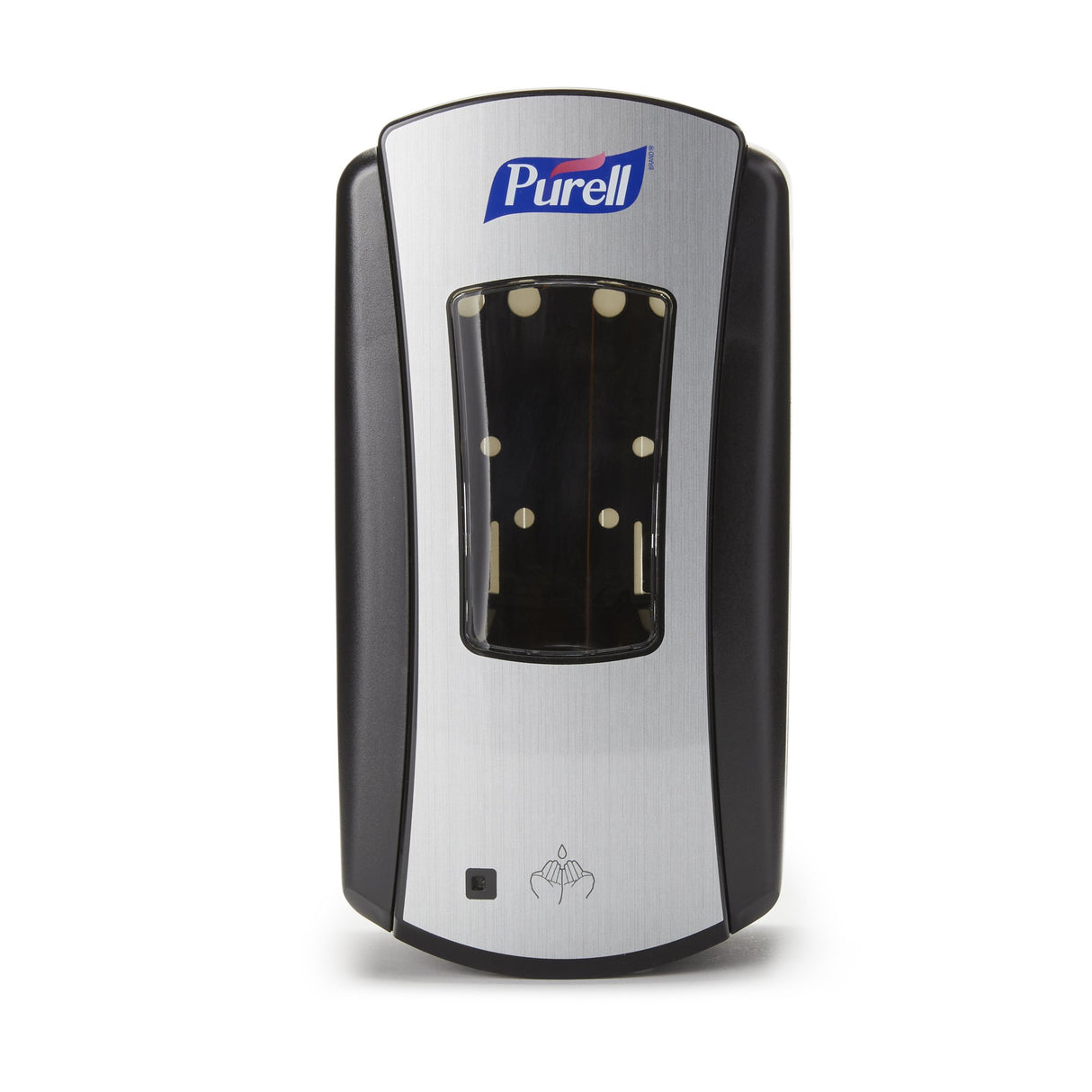 Hand Hygiene Dispenser Purell LTX-12 Brushed Chrome / Black Plastic Touch Free 1200 mL Wall Mount