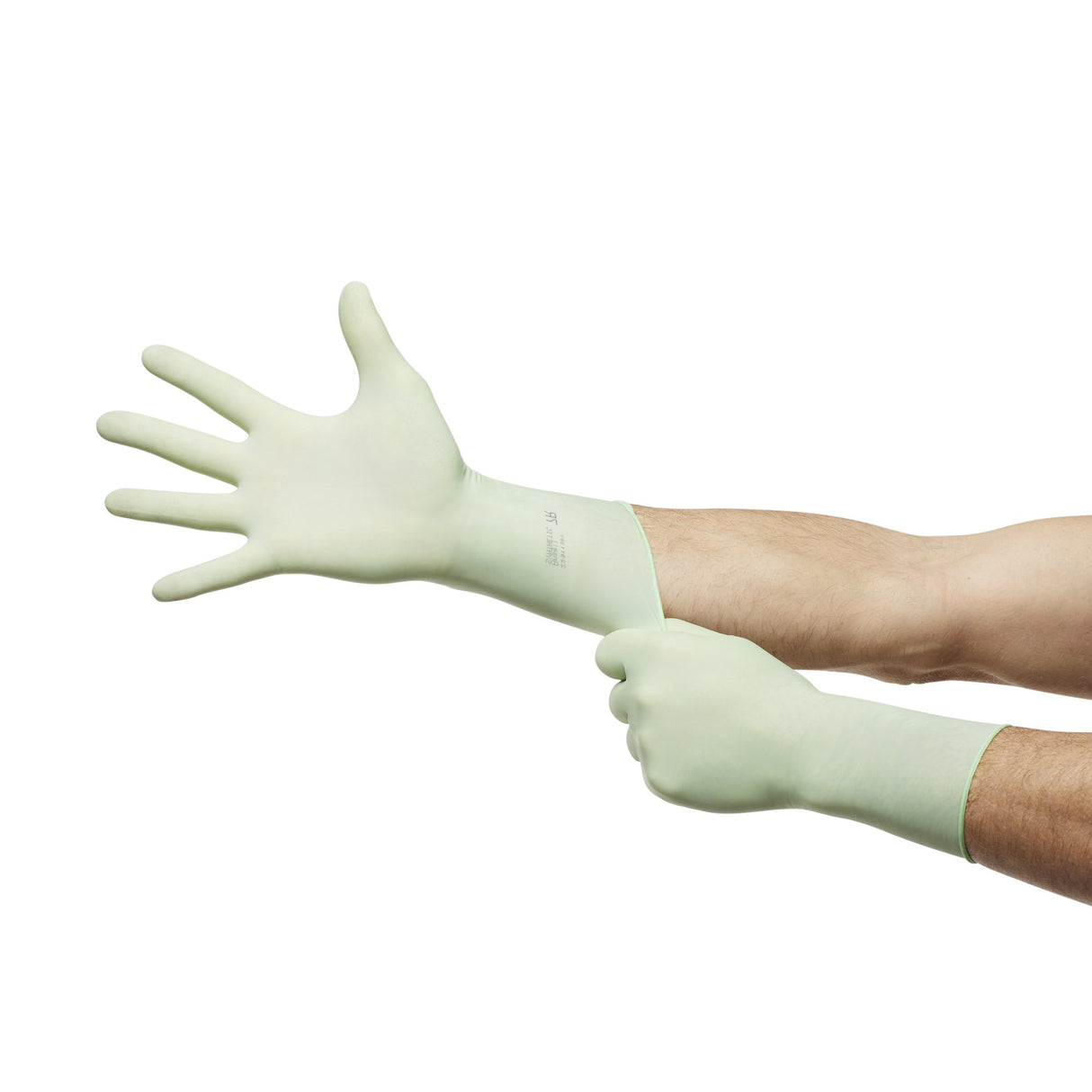 Surgical Glove GAMMEX Non-Latex PI Green Size 8.5 Sterile Polyisoprene Standard Cuff Length Micro-Textured Light Green Chemo Tested