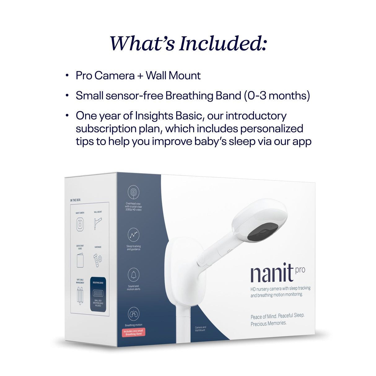 Baby Monitor with Wall Mount Nanit Pro Smart