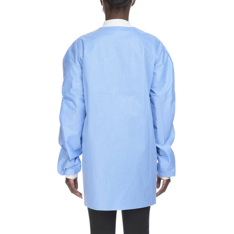 Lab Jacket Blue X-Large Hip Length 3-Layer SMS Disposable