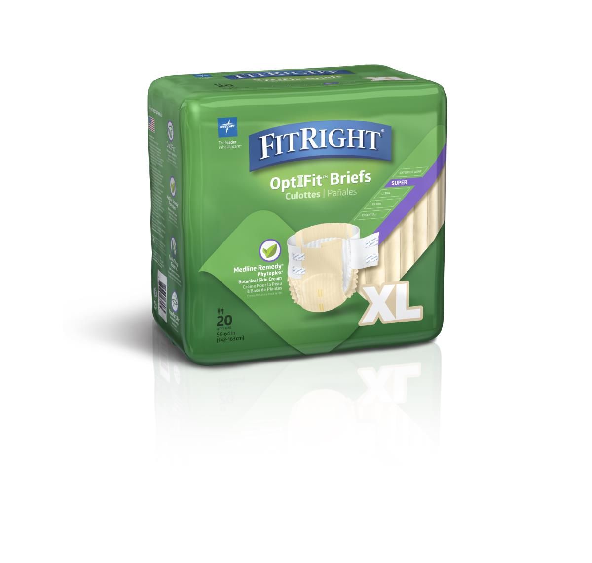 Medline FitRight OptiFit Ultra Disposable Brief