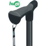 Adjustable Derby Handle Cane with Reflective Strap