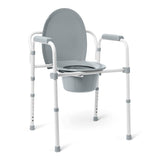 Chaise percée allongée en acier 3 en 1 Medline