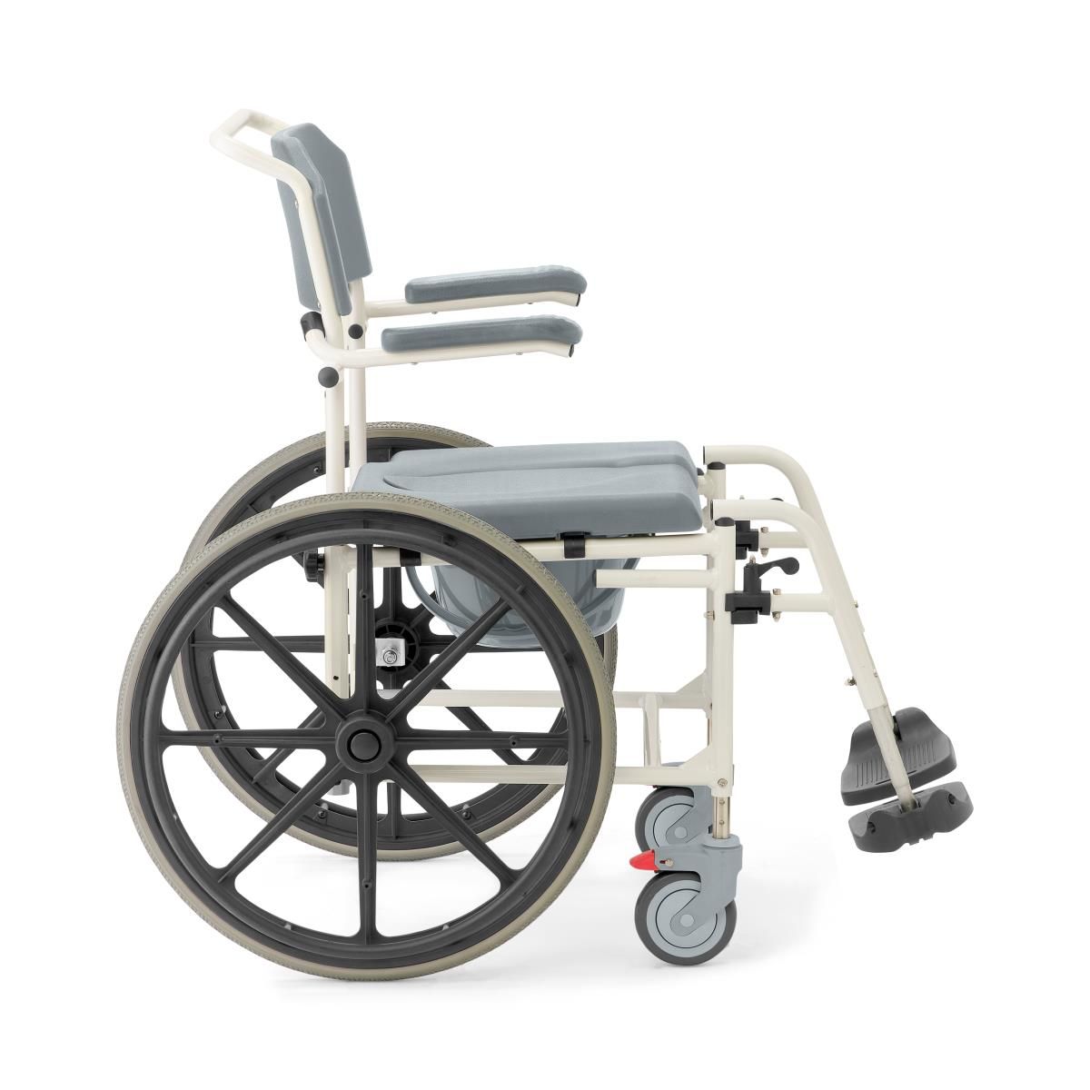 Aluminum Shower Commode Wheelchair