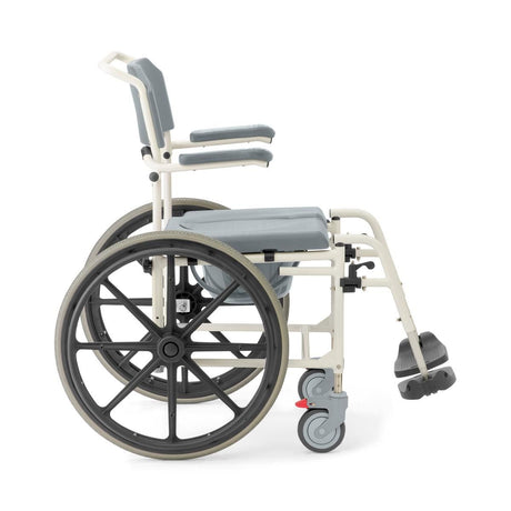 Fauteuil roulant de douche en aluminium