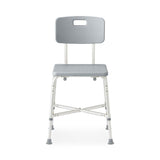 Medline Heavy Duty Bariatric Shower Chair with Back