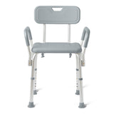 Chaise de douche Medline avec accoudoirs et dossier