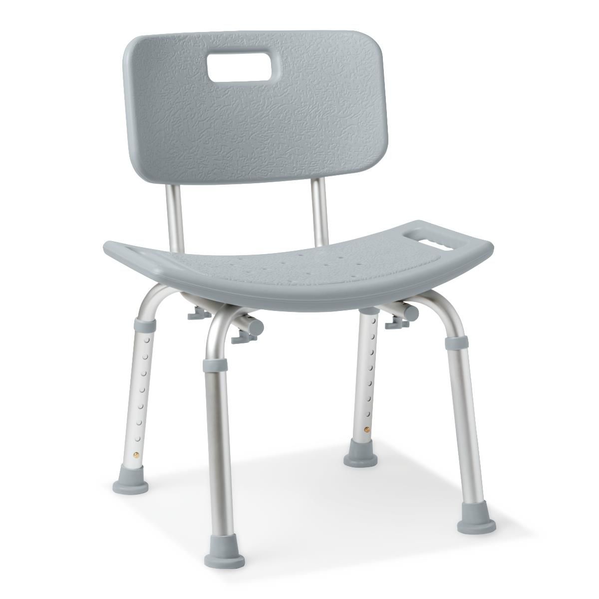 Silla de ducha con respaldo Medline