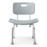 Silla de ducha con respaldo Medline