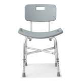 Bariatric Shower Chair with Backrest and Reinforced Frame