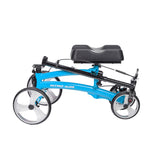 Andador de rodillas Nitro Glide, alternativa a las muletas, color azul