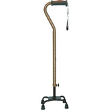 Adjustable Quad Cane for Right or Left Hand Use, Small Base