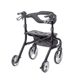 Andador con ruedas Nitro Sprint Rollator, color negro