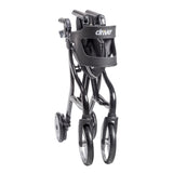 Andador con ruedas Nitro Sprint Rollator, color negro