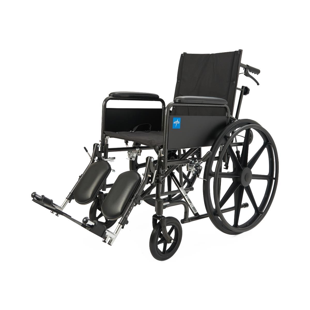 Reclining Wheelchair with Full-Length Arms